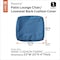 Classic Accessories Ravenna Water-Resistant 23x20x4" Patio Back Cushion Cover, Empire Blue 60-341-010501-RT - alternate 9